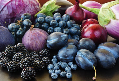 Blue and Purple Fruits