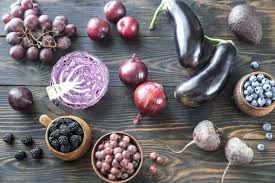 Blue and Purple Veg and Fruits
