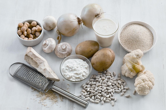 White/Brown Fruits and Vegetables